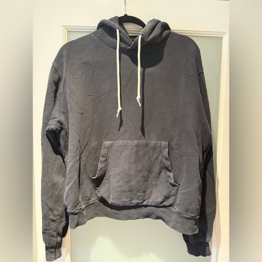 Buck Mason Black Sweatshirt Pullover Hoodie